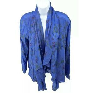 Click by Color Me Cotton Jacket Waterfall  Drape